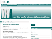 Tablet Screenshot of lgdc-lao.com